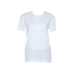 Dolce und Gabbana Weiß Baumwolle Ti Amo Applique T Shirt S