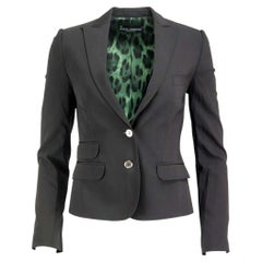 Dolce And Gabbana Wool Blend Blazer IT 40 UK 8