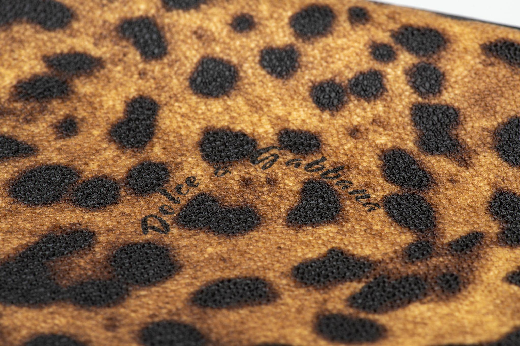 Dolce Tragetasche mit Cheetah-Druck auf Gepäck im Angebot 7