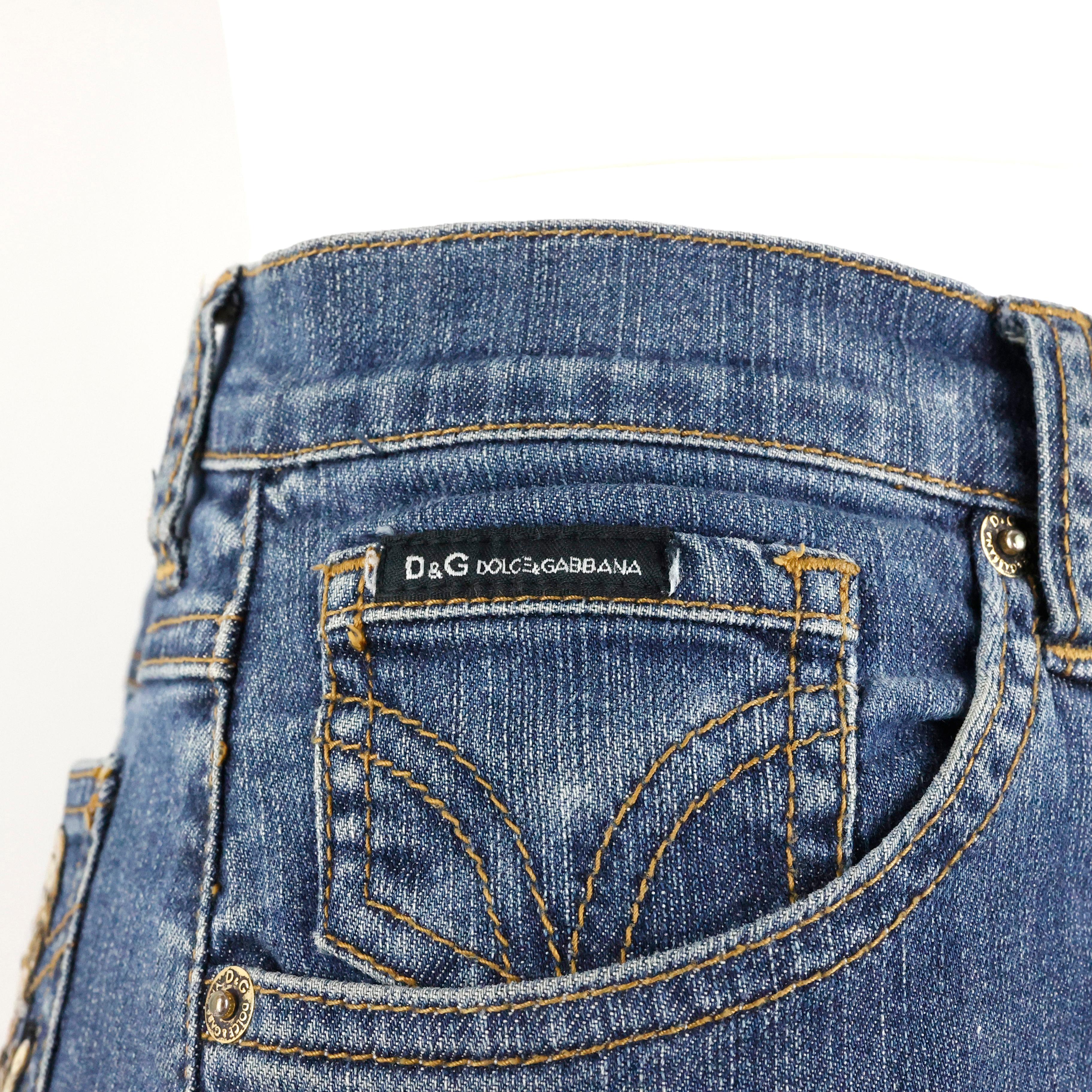 Women's Dolce e Gabbana 2000s Denim mini Skirt