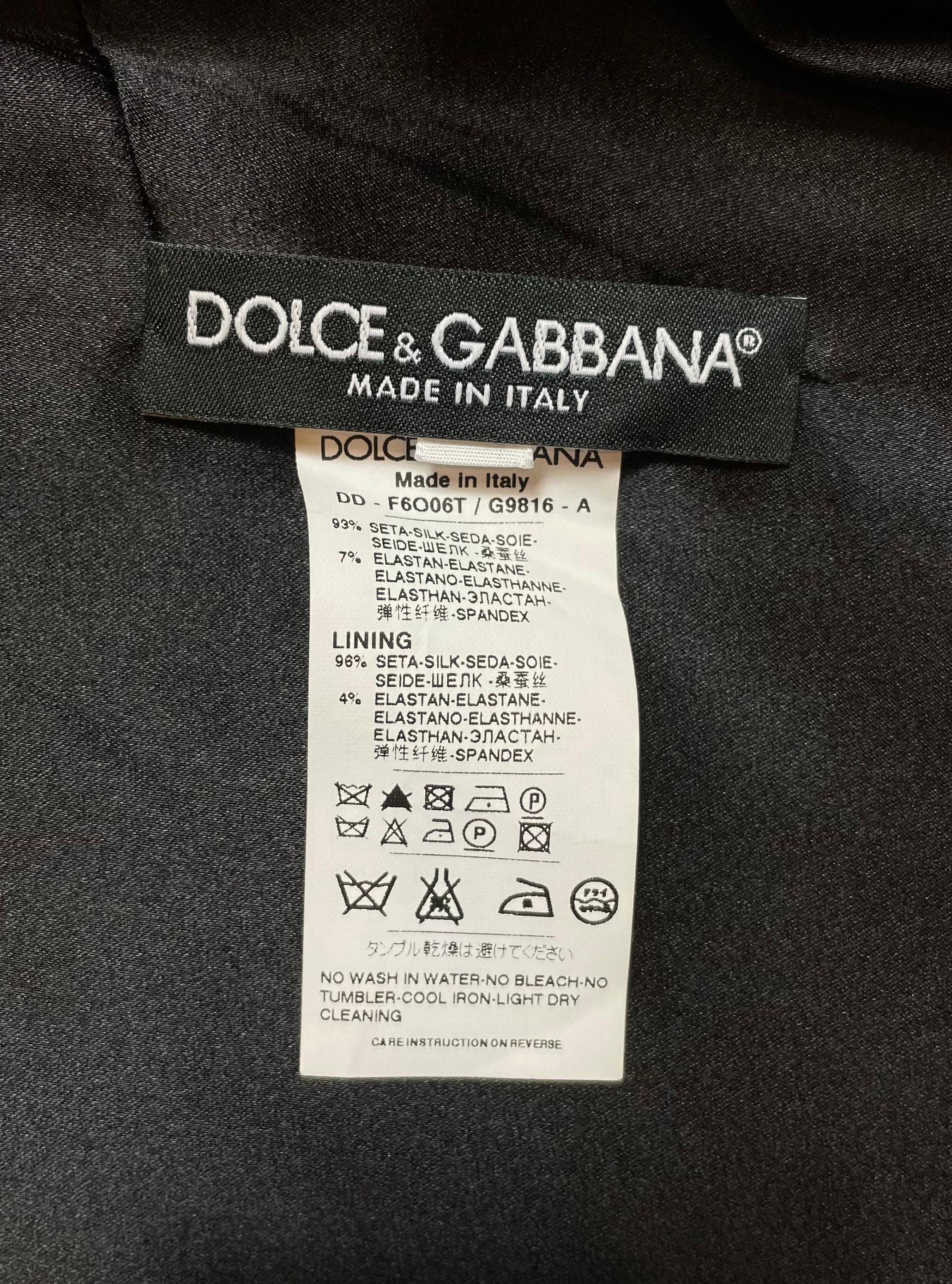 Dolce & Gabanna leopard print silk case dress, 2000s 2