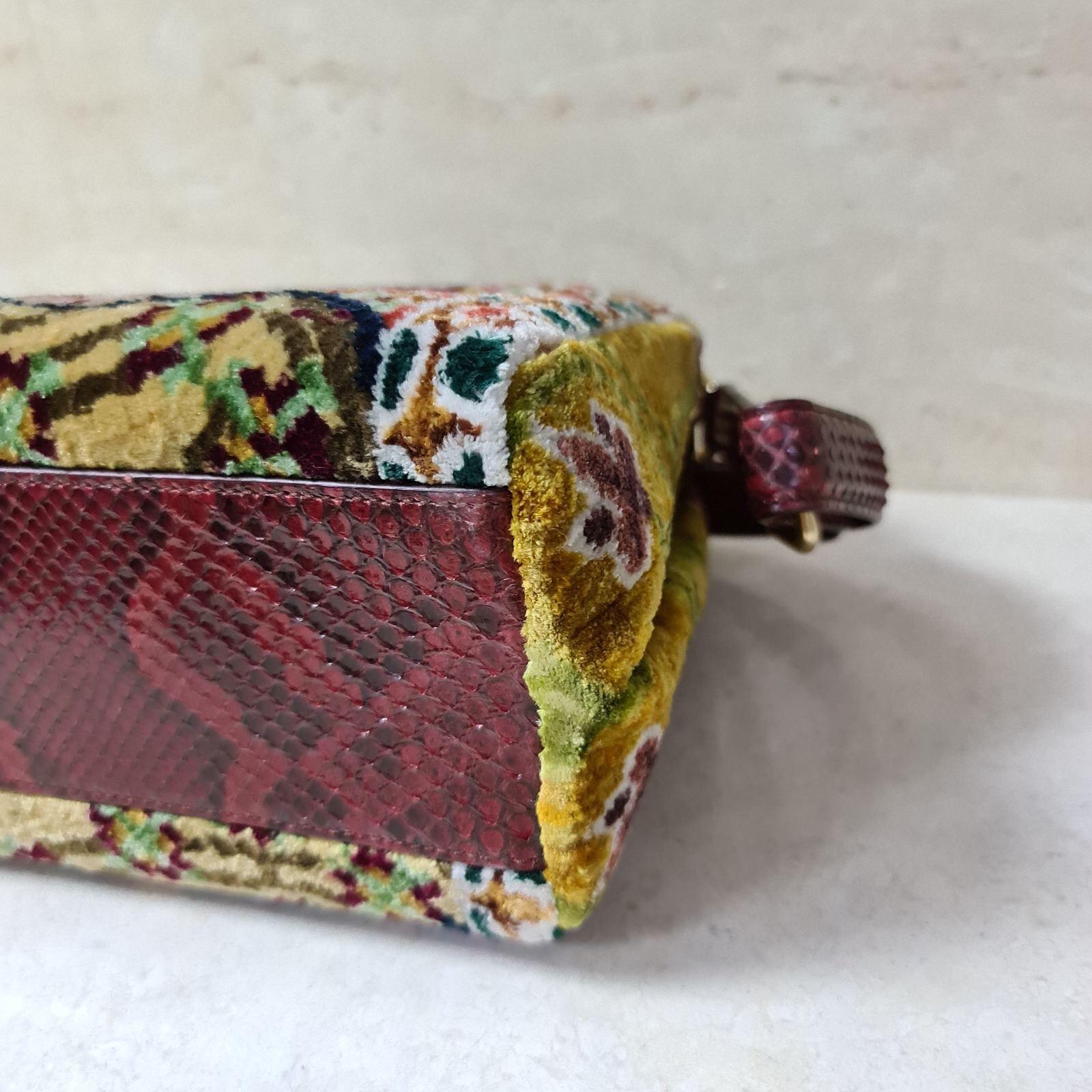 Dolce & Gabanna Queen Regina Beaded Purse Bag 1