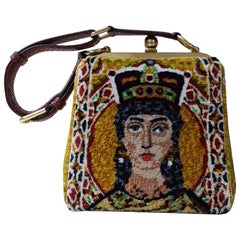 Dolce & Gabanna Queen Regina Beaded Purse Bag