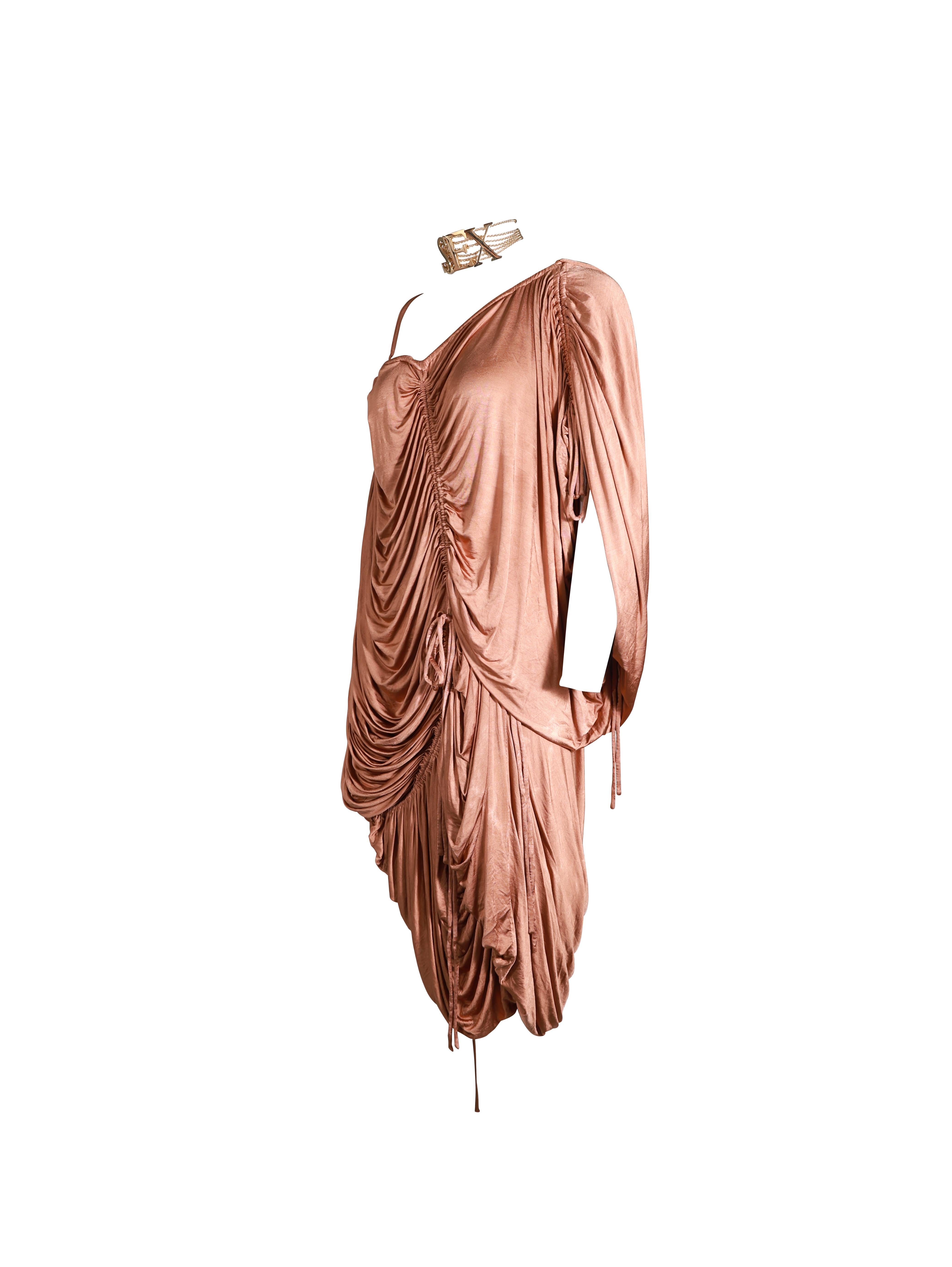 Donna DOLCE & GABANNA - Vestito con drappeggio e cordoncino con volant 