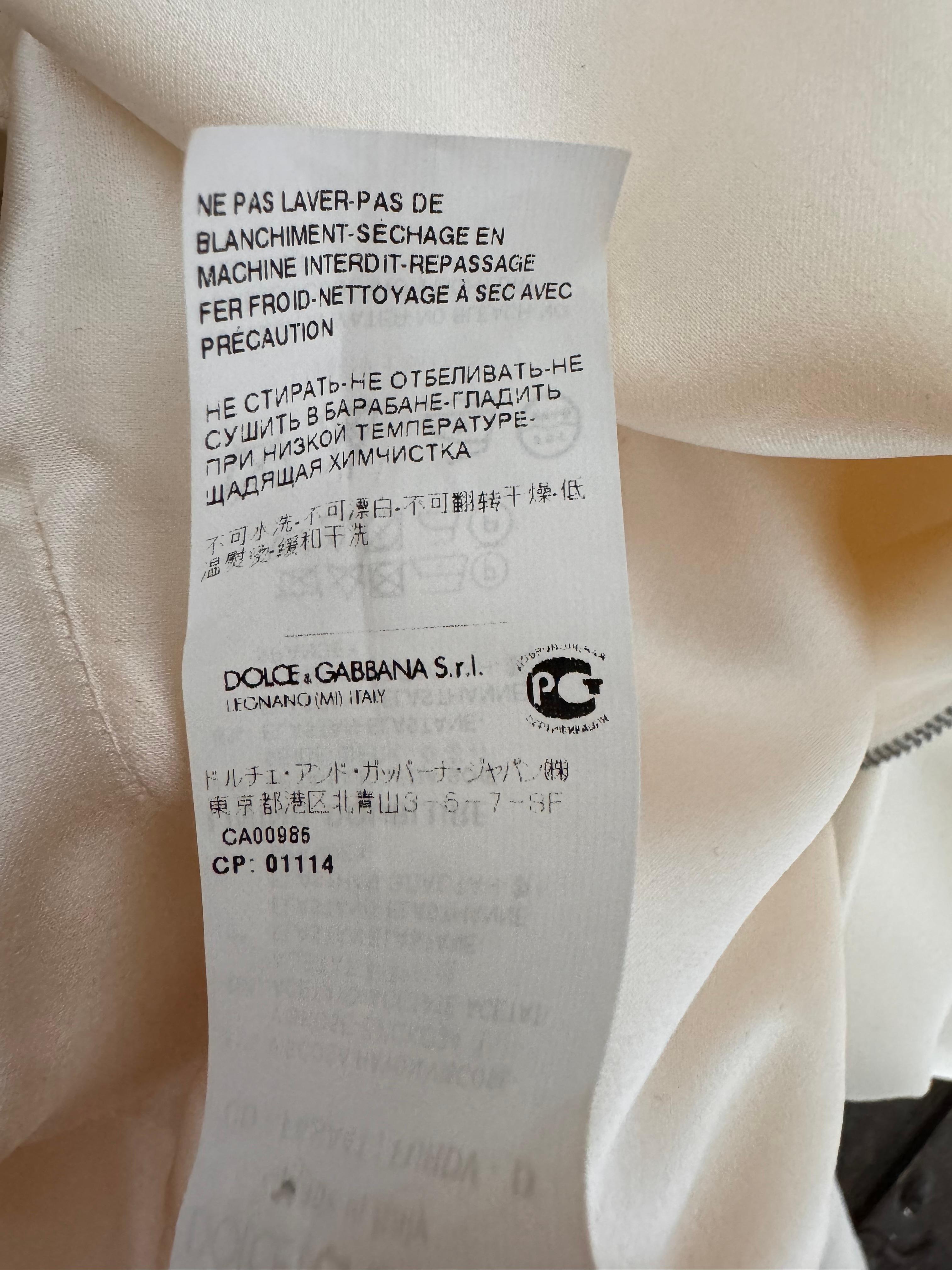 Dolce & Gabbai mini-robe à manches courtes  en vente 3