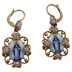 Dolce & Gabbana 18kt Yellow Gold Madonna earrings