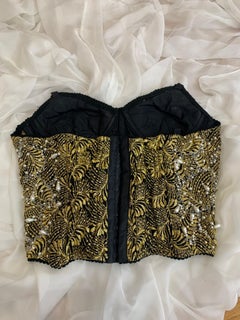 Dolce Gabbana 1990’s beaded corset
