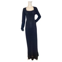 Used Dolce Gabbana 1990’s crochet maxi long dress 