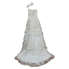 Used Dolce Gabbana 1990’s lace wedding gown 