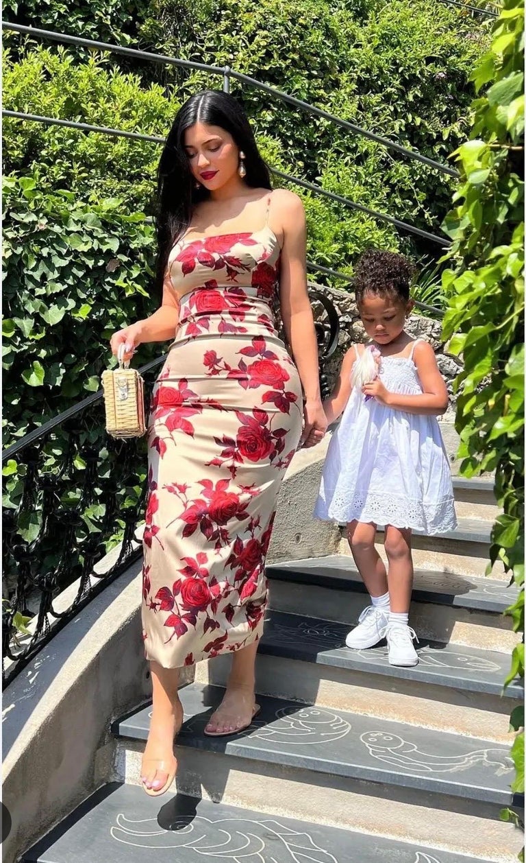 Dolce and Gabbana 1990's Vintage Unworn Silk Floral Rose Print