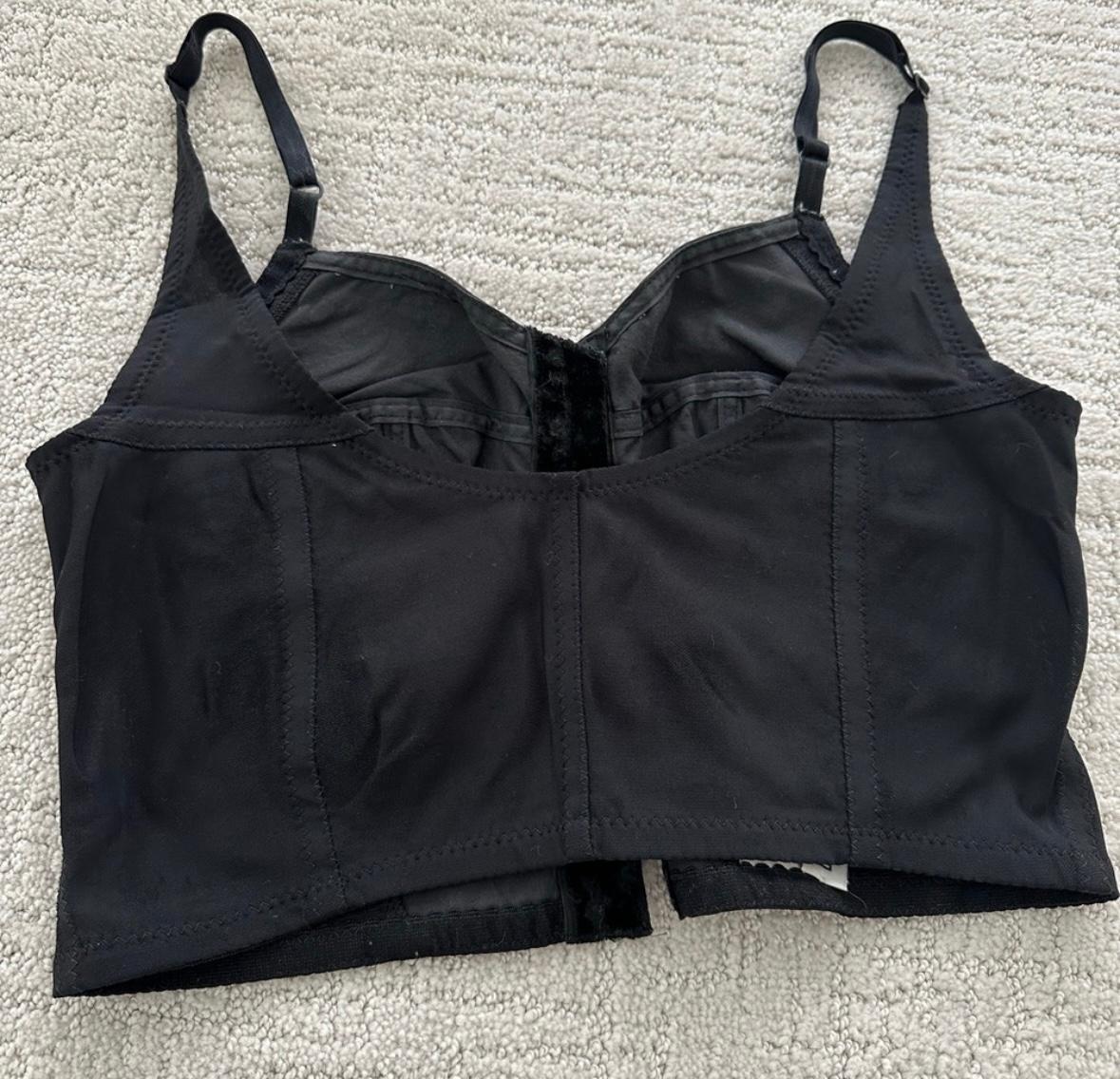 Dolce Gabbana 1992 black corset and skirt set For Sale 6