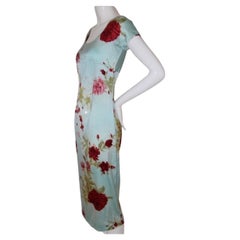 Dolce Gabbana 1997 floral silk dress