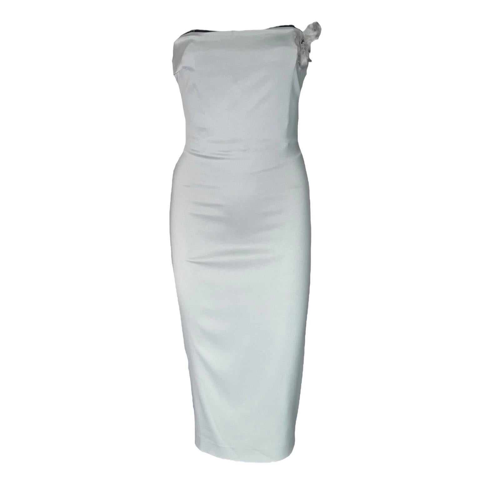 damsel white corset dress