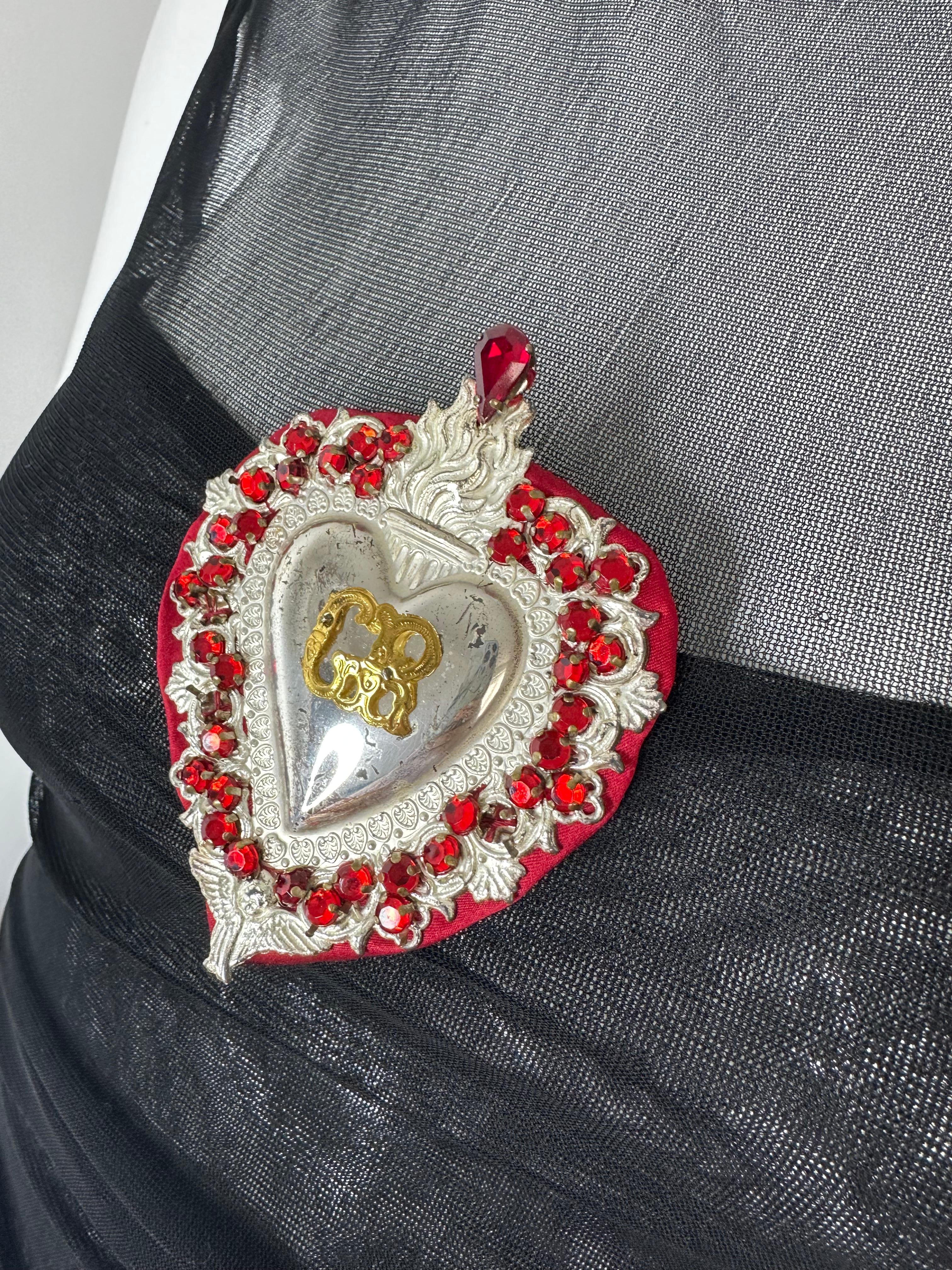 Dolce Gabbana 1998 Stromboli heart top For Sale 3