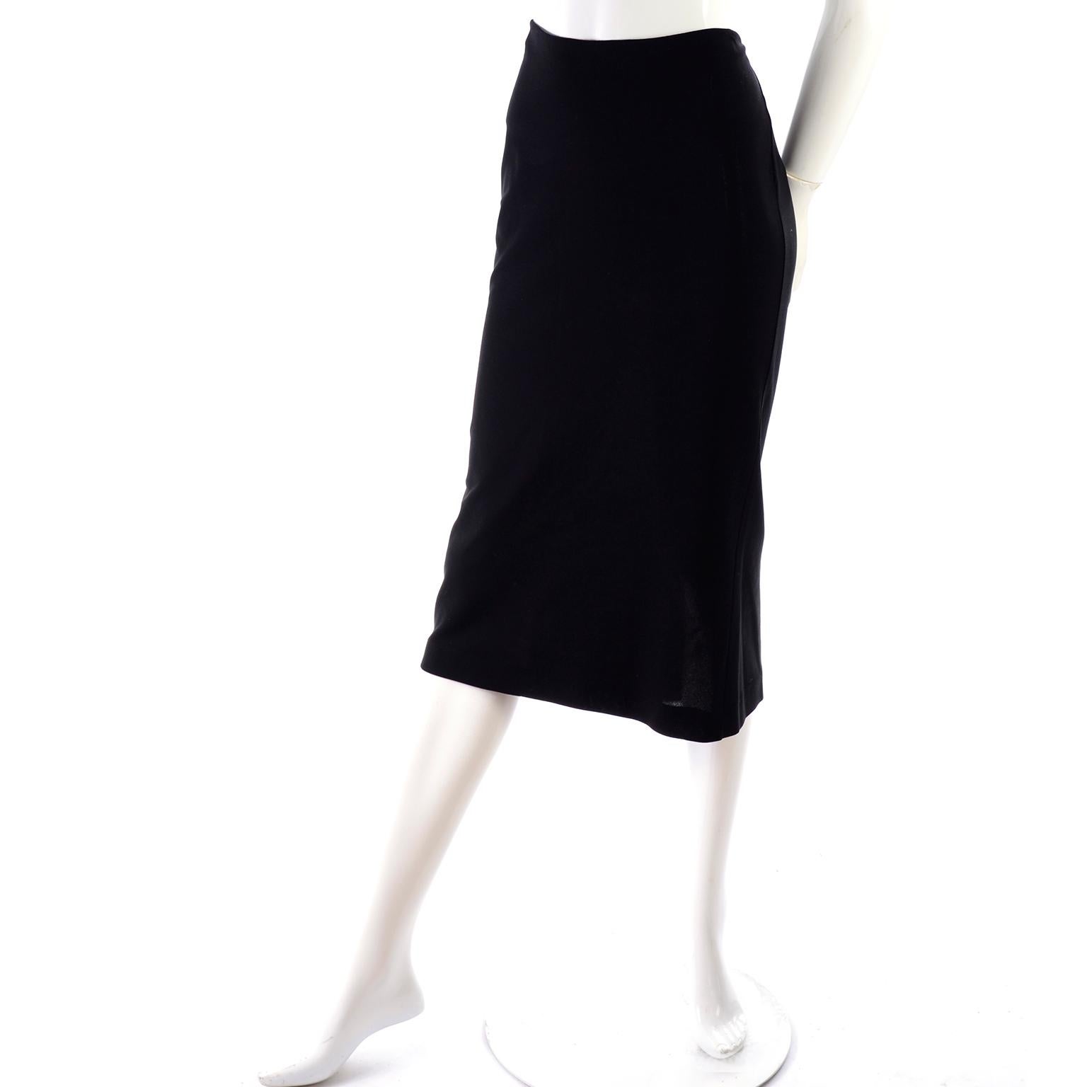 Women's Dolce & Gabbana 2 Piece Dress With Black Corset Style Bustier & Pencil Skirt