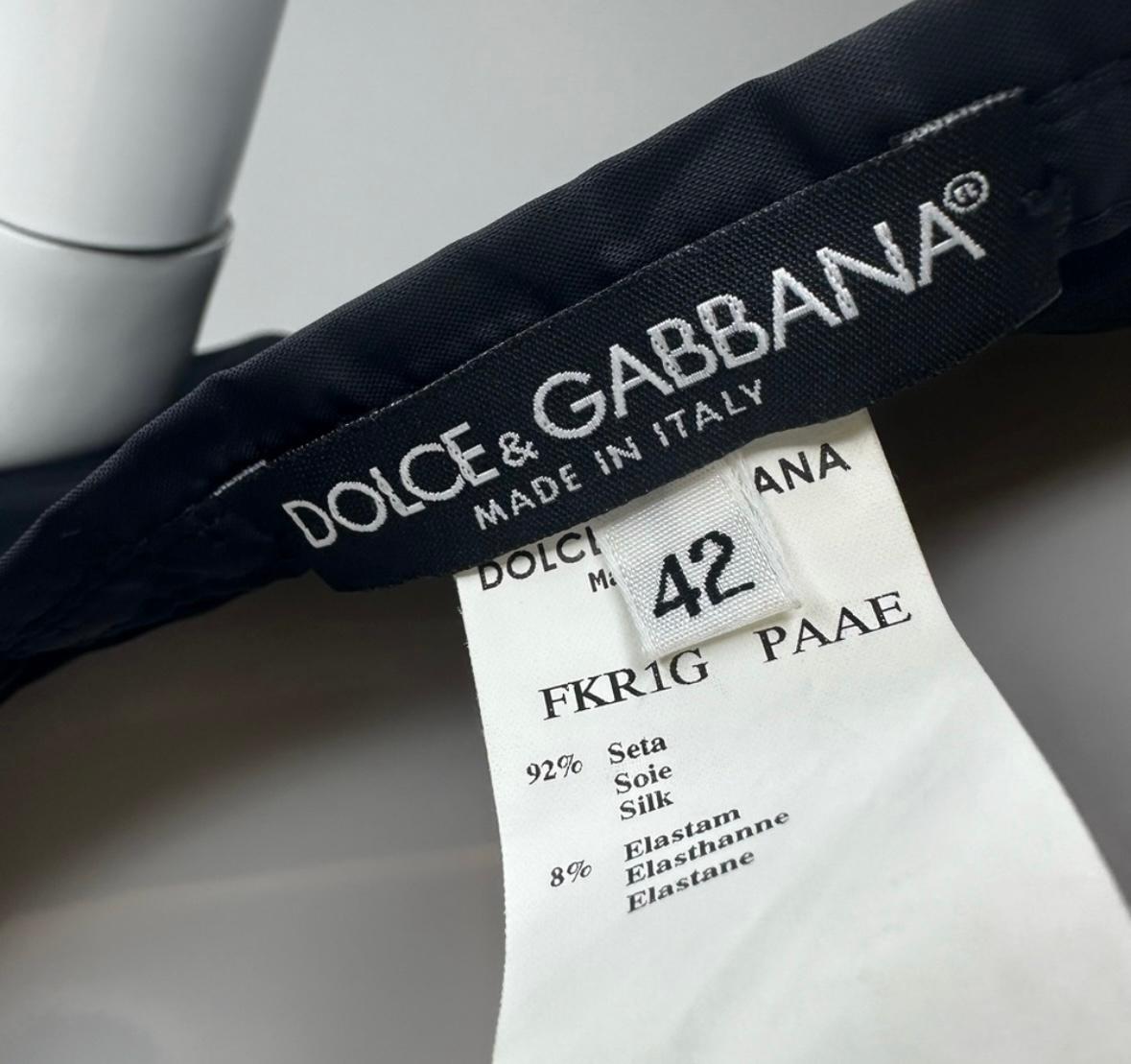 Dolce Gabbana 2000 floral silk corset top For Sale 1