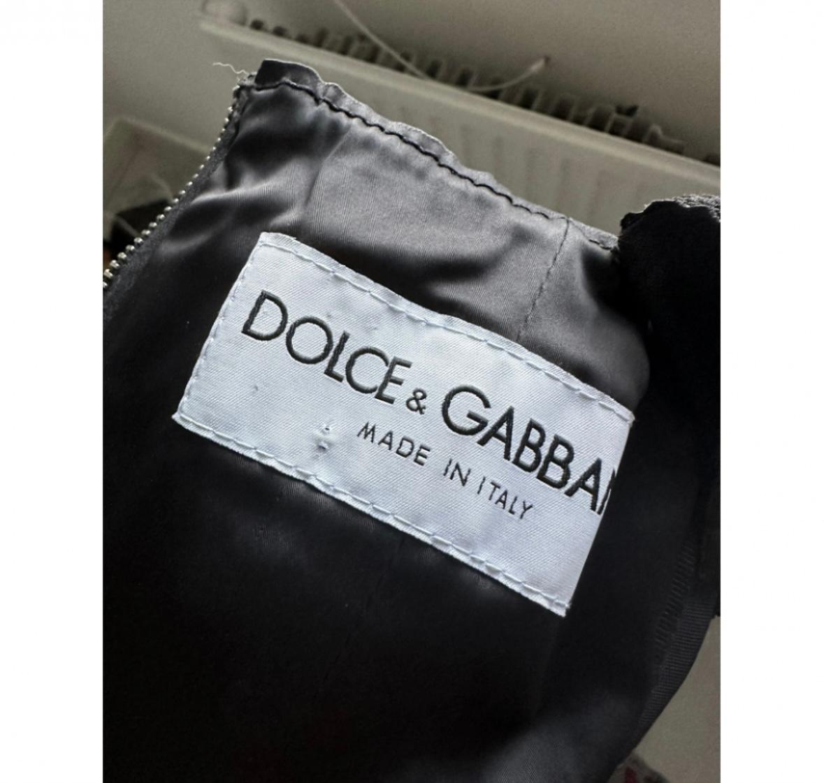 Dolce Gabbana 2000 leather studded corset  In Good Condition For Sale In Annandale, VA