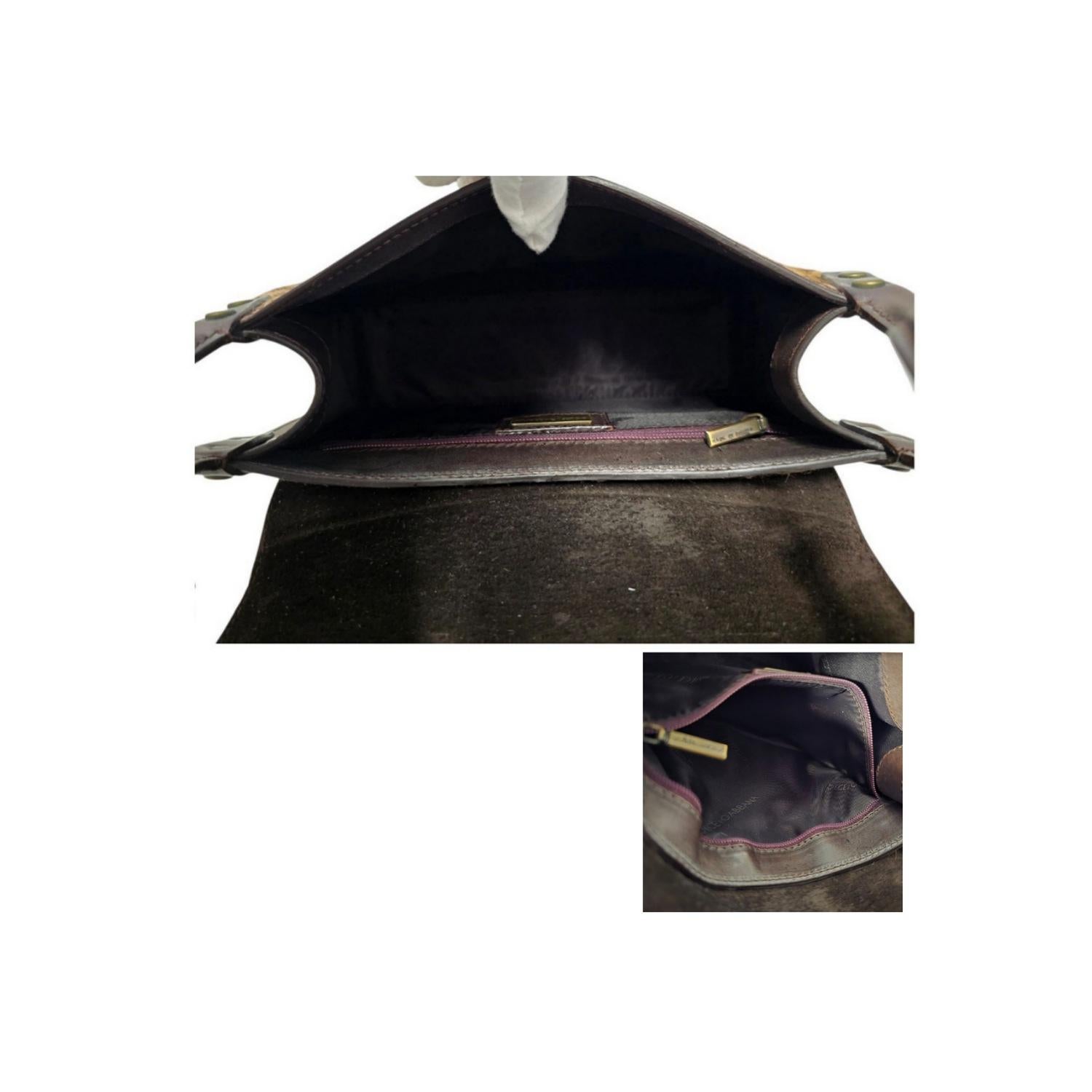 Dolce & Gabbana 2000s Leopard Print Pony Hair Shoulder Bag in vendita 3