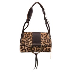 Dolce
Gabbana 2000s Leopard Print Pony Hair Shoulder Bag