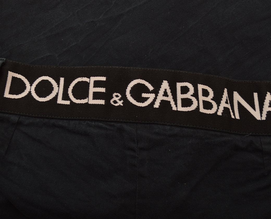 Women's DOLCE & GABBANA 2000's LOW WAISTED BLACK LOGO PANTS For Sale