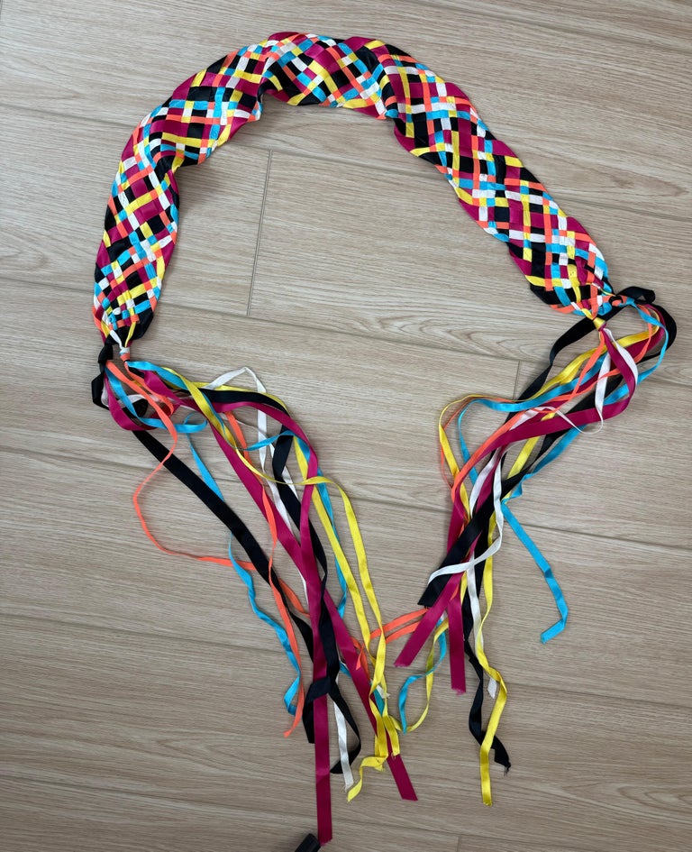DOLCE and GABBANA 2002 Vintage Runway Ribbon Belt at 1stDibs display picture 3