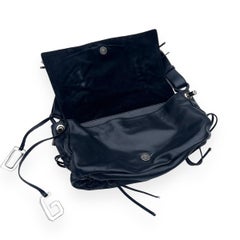 Dolce & Gabbana 2003 F/W leather ruffle bag