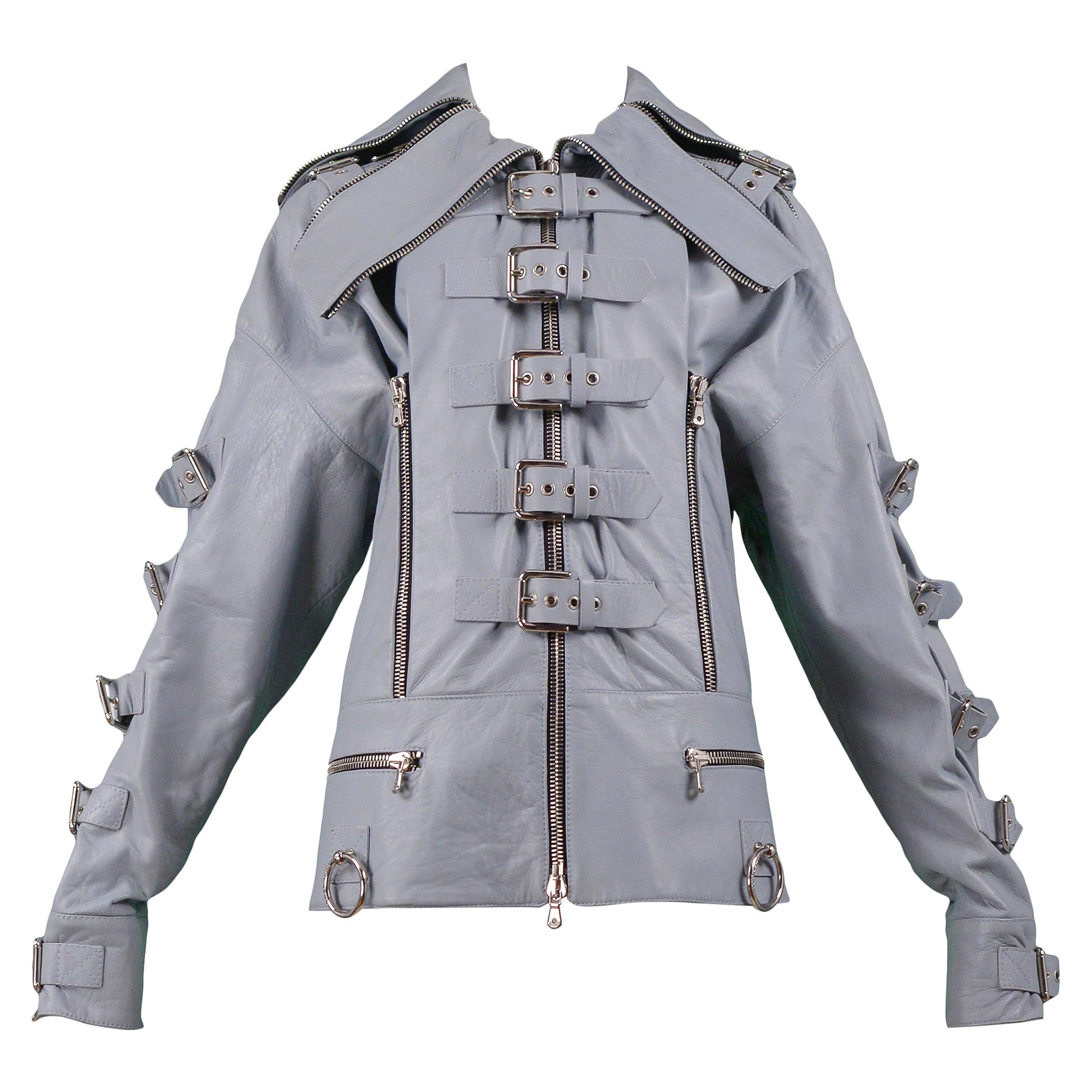 Dolce Gabbana Leather Jacket - 23 For Sale on 1stDibs | dolce and 
