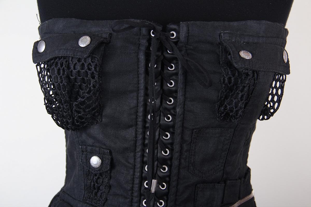 Dolce & Gabbana 2003 Leinen Korsett Vintage im Angebot 2