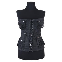 Dolce & Gabbana 2003 linen corset Vintage