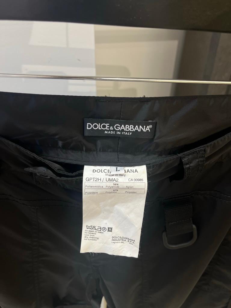 Dolce & Gabbana 2003 Nylon Bondage Cargo Strap Pants 1