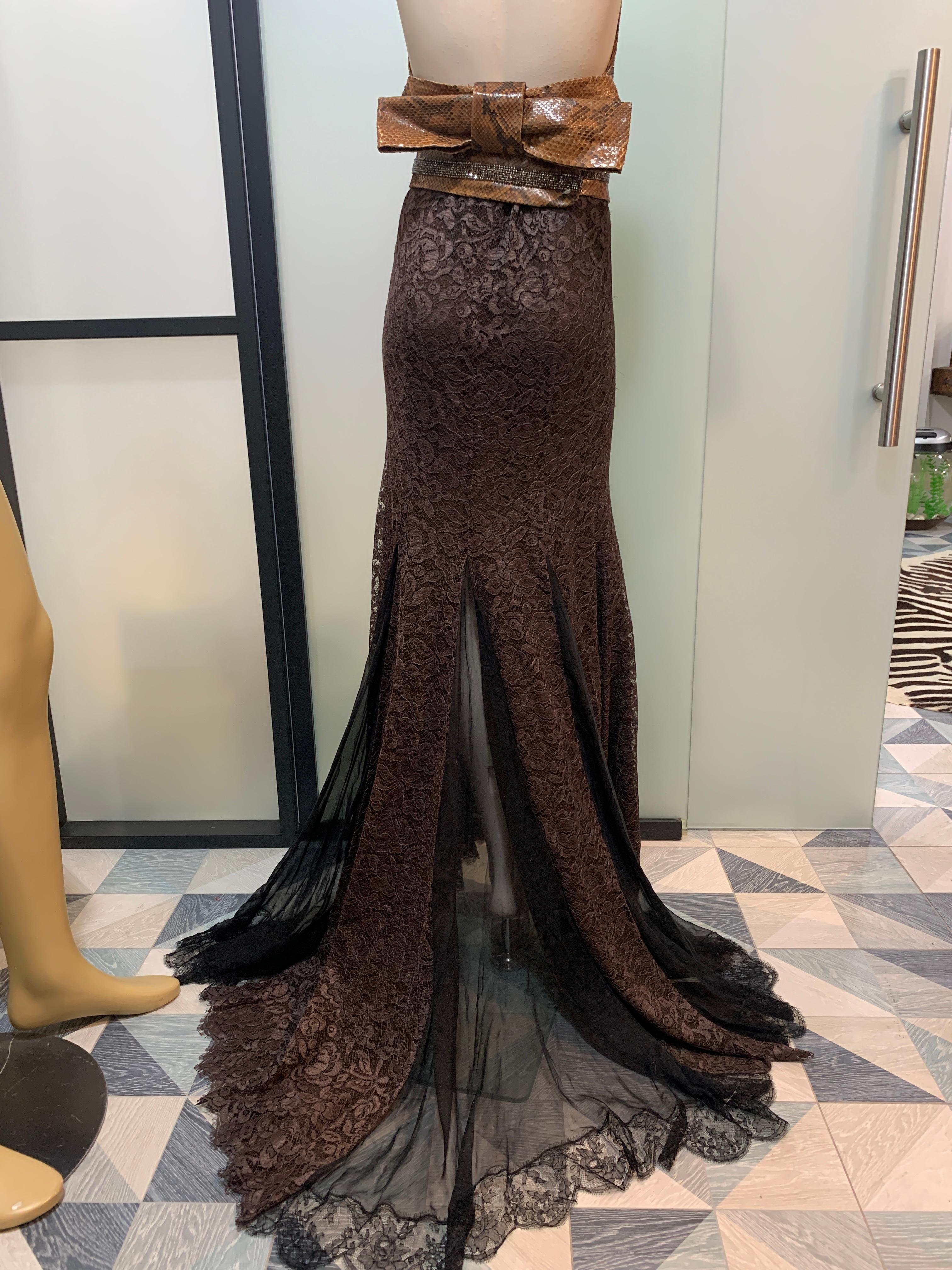 Dolce & Gabbana 2005 S/S Runway Silk Dress Special Piece For Sale 7