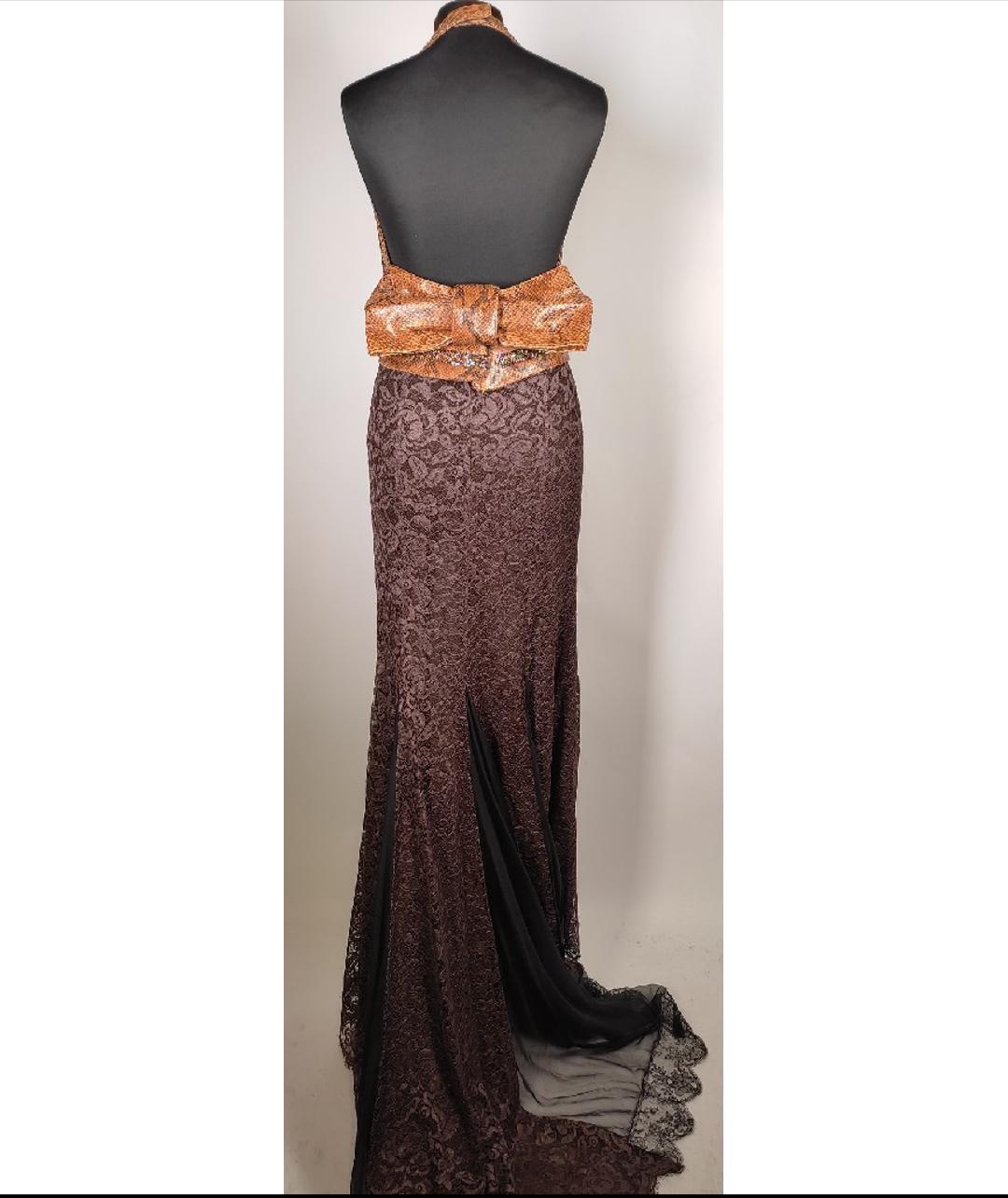 Dolce & Gabbana 2005 S/S Runway Silk Dress Special Piece In Excellent Condition For Sale In Алматинский Почтамт, KZ