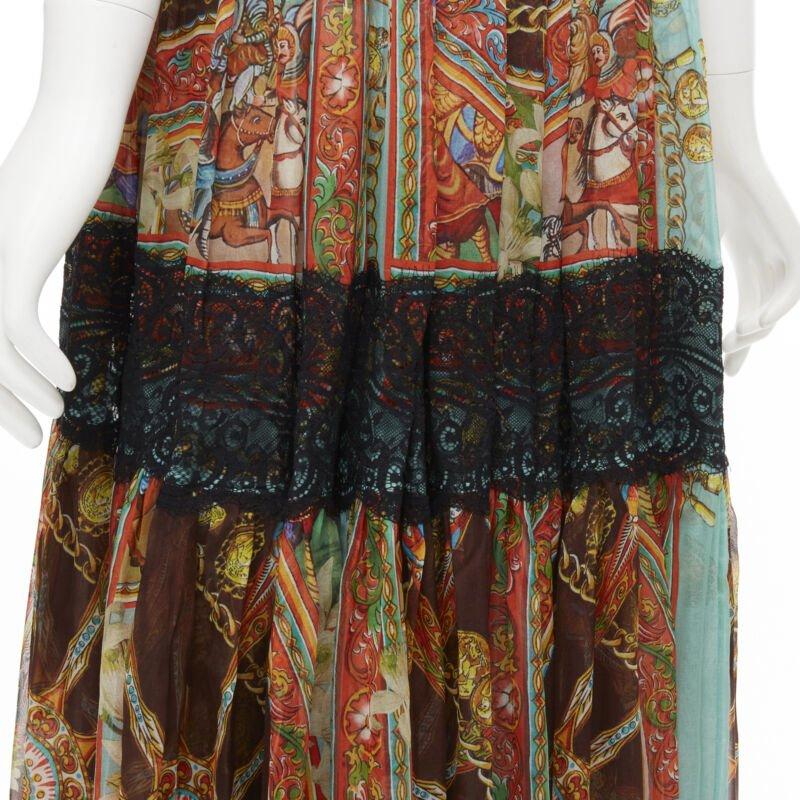DOLCE GABBANA 2013 maxi vestido estampado Carretto de seda negro con encaje IT36 XS
Referencia: TGAS/B02027
Marca: Dolce & Gabbana
Diseñador: Domenico Dolce y Stefano Gabbana
Material: Seda
Color: Multicolor
Patrón: Abstracto
Detalles adicionales: