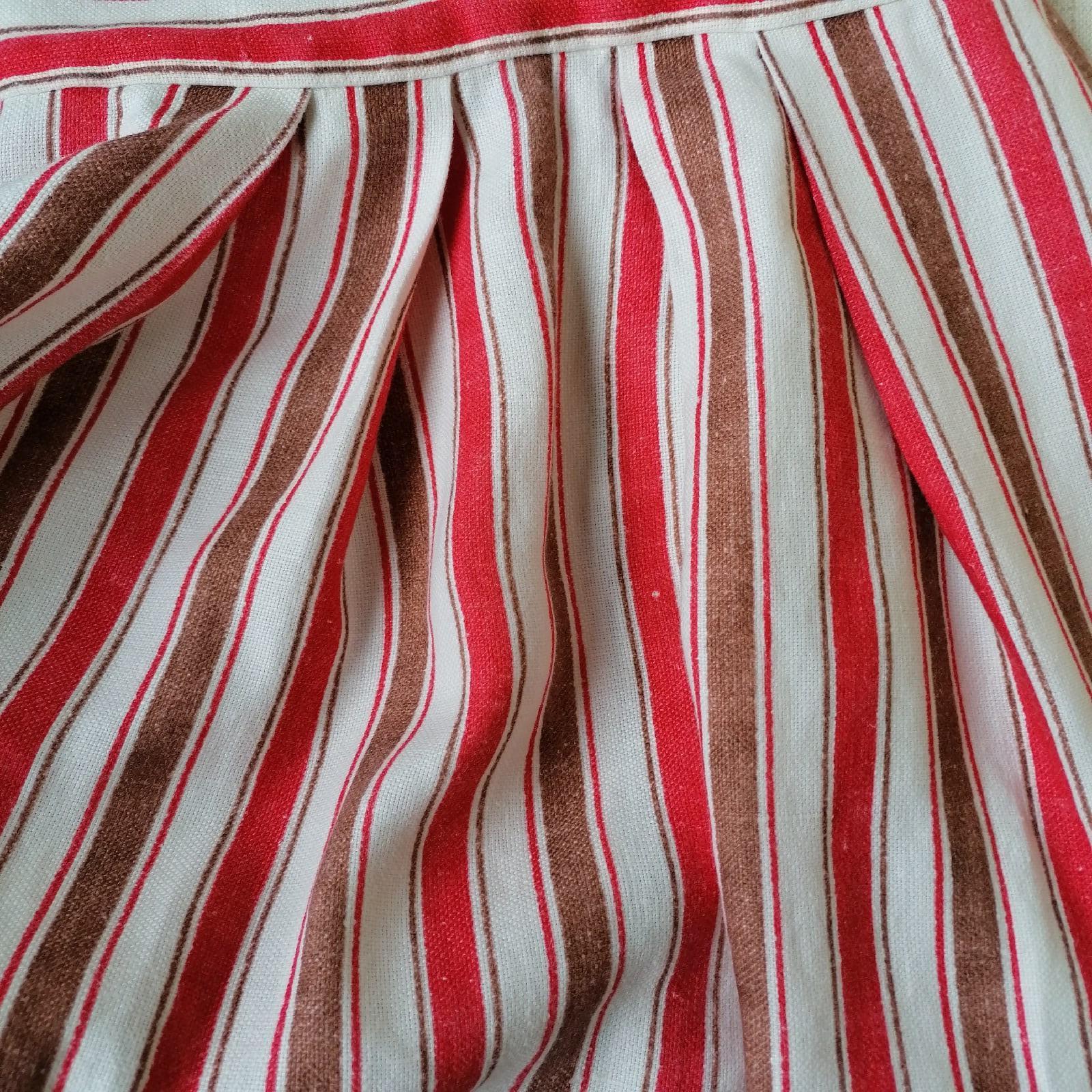 Dolce & Gabbana 2013 SS RTW Sicilia linen Striped dress IT 42 rare D&G runway For Sale 10