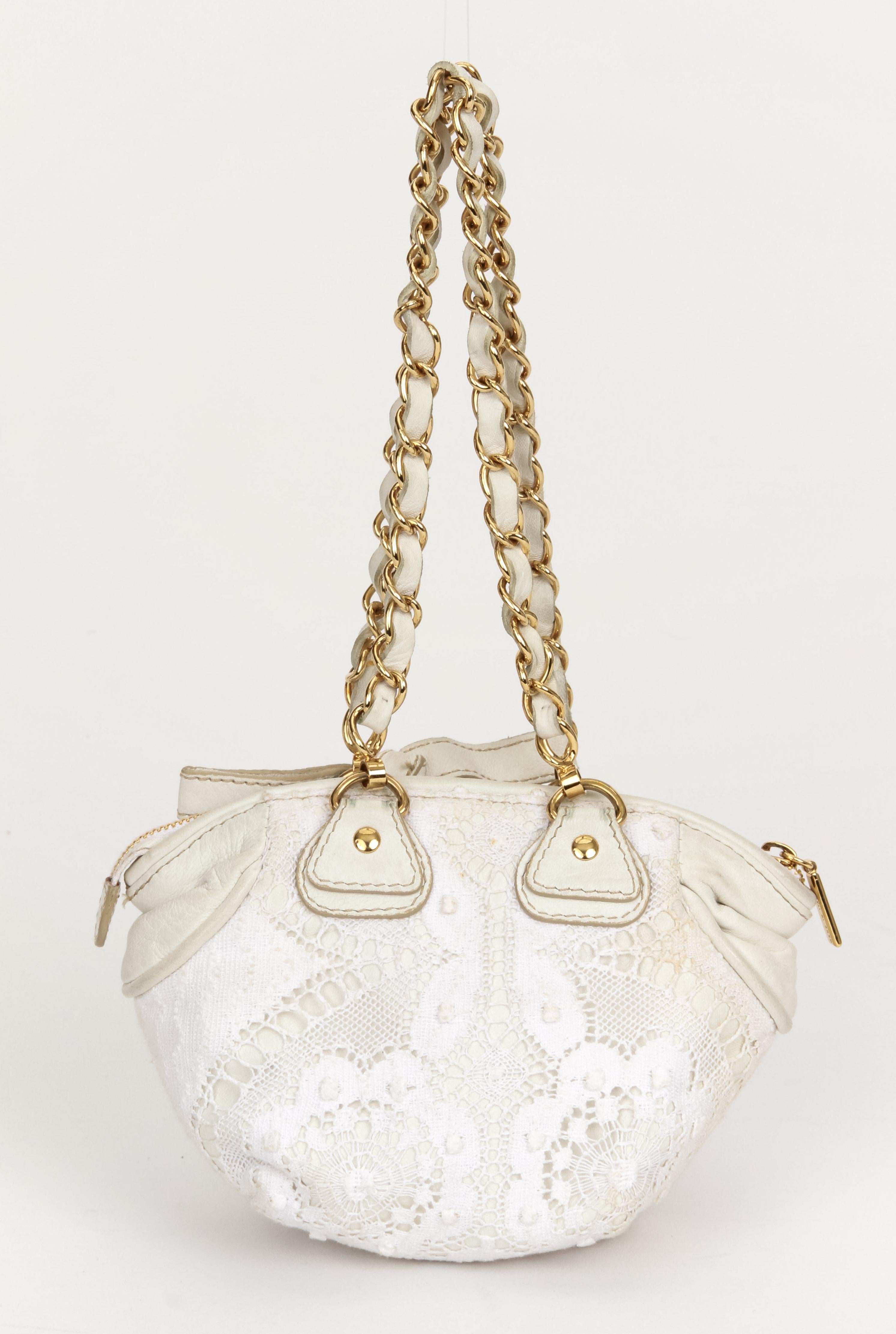 Blanc Dolce & Gabbana, mini sac blanc du 20ème anniversaire en vente