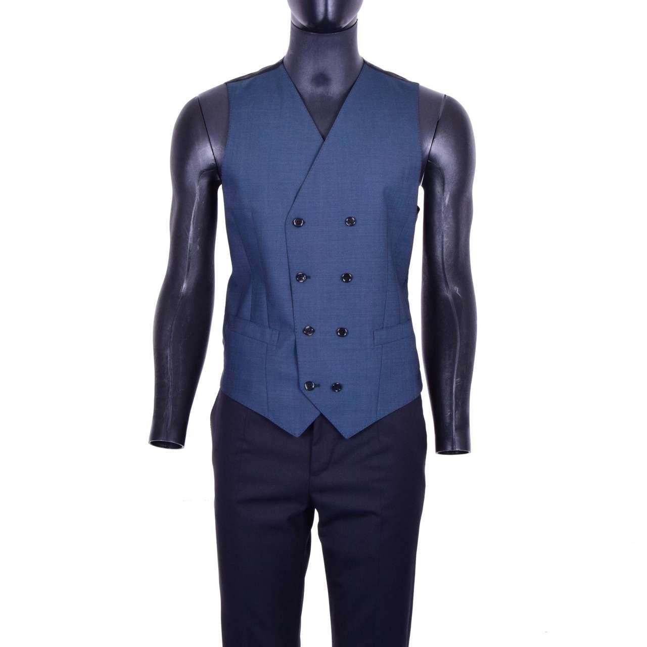 Dolce & Gabbana Black Virgin Wool Tuxedo