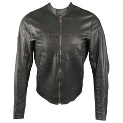 DOLCE
GABBANA 36 Black Solid Leather Jacket DOLCE
GABBANA 36 Black Solid Leather Jacket