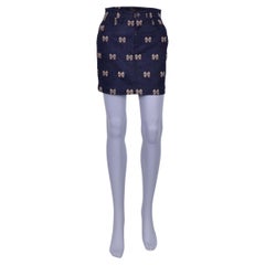 Dolce & Gabbana - 5 Pockets Embroidered Mini Jeans Skirt