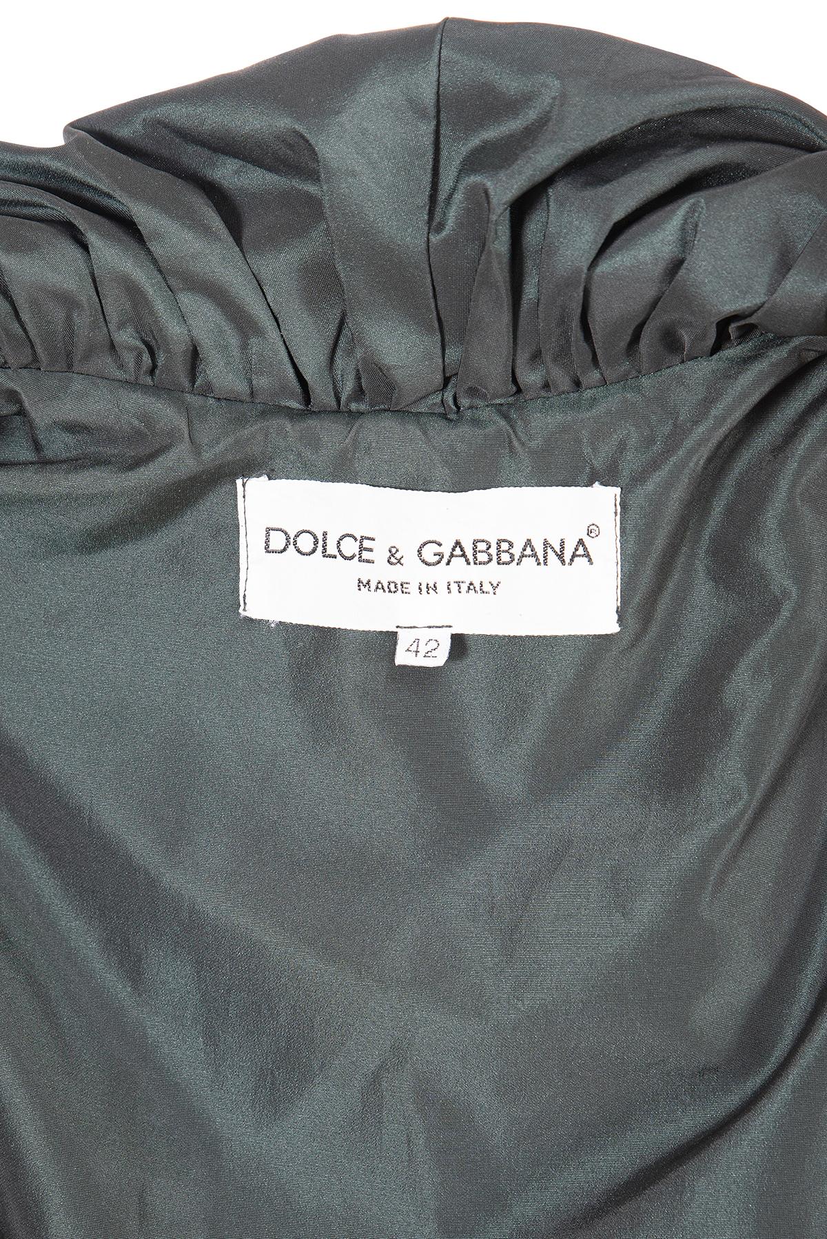 Femenino o masculino DOLCE & GABBANA 80's Early collections iconic double lined oversize coat en venta