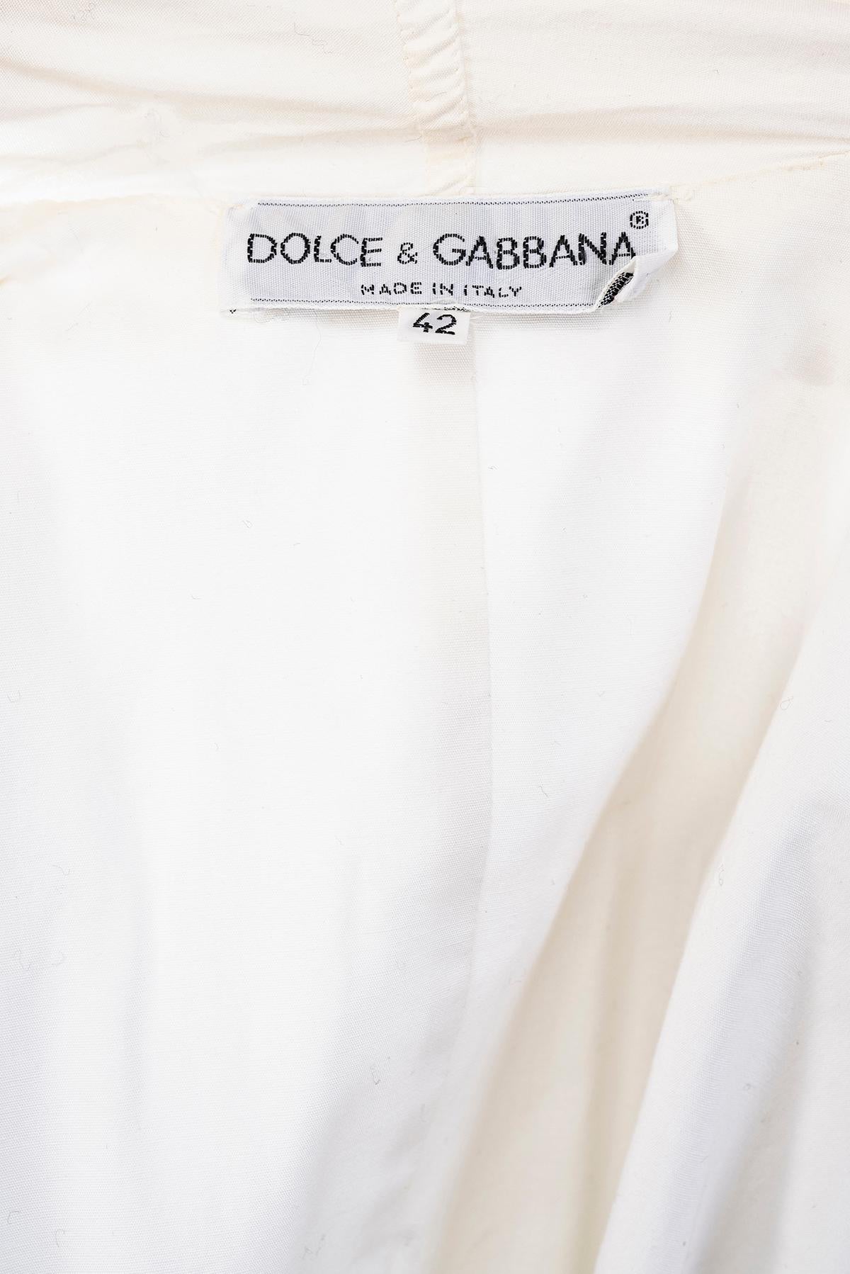 da uomo o donna DOLCE & GABBANA 90'S Iconic Shirt with Waistcoat Attached in vendita