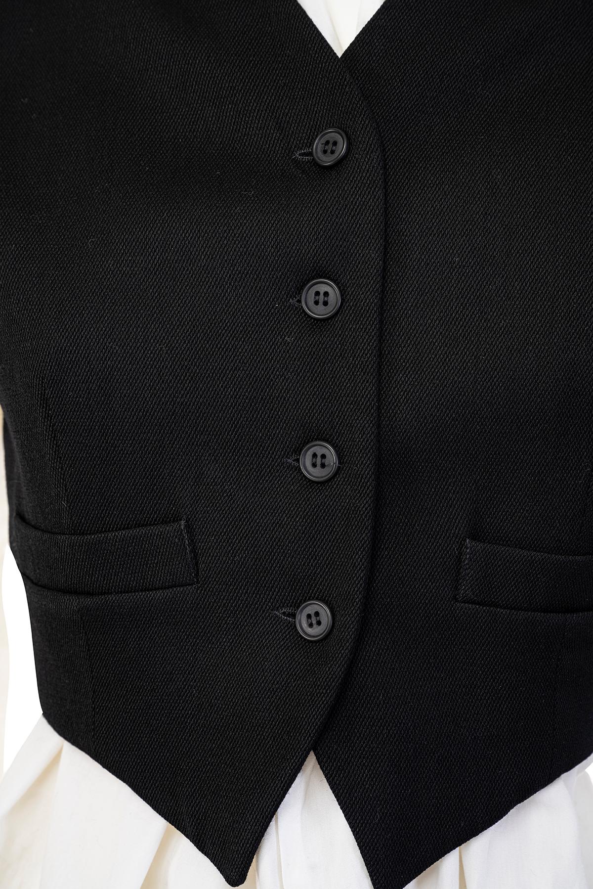 DOLCE & GABBANA 90'S Iconic Shirt with Waistcoat Attached in vendita 1