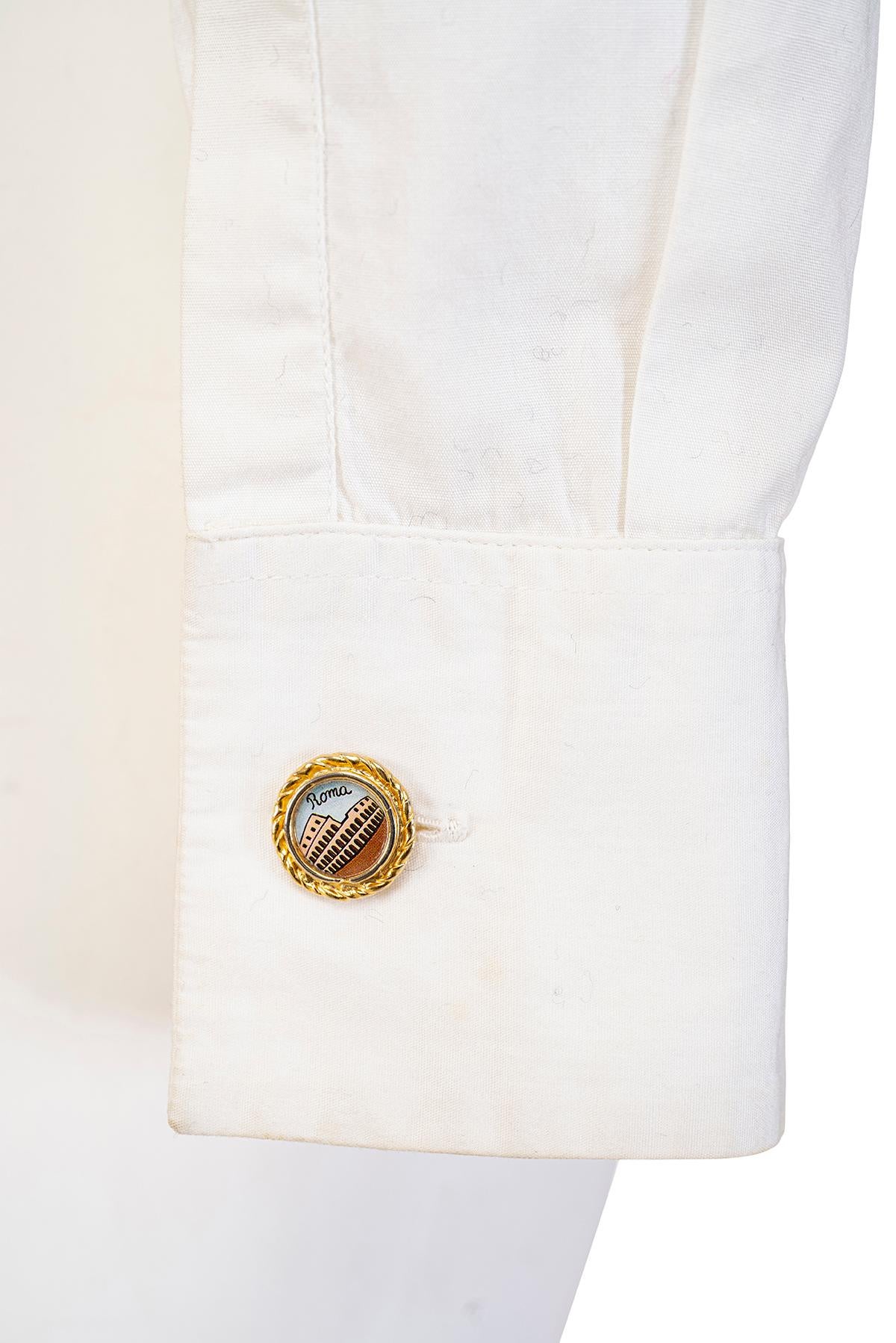 DOLCE & GABBANA 90'S Iconic Shirt with Waistcoat Attached in vendita 2
