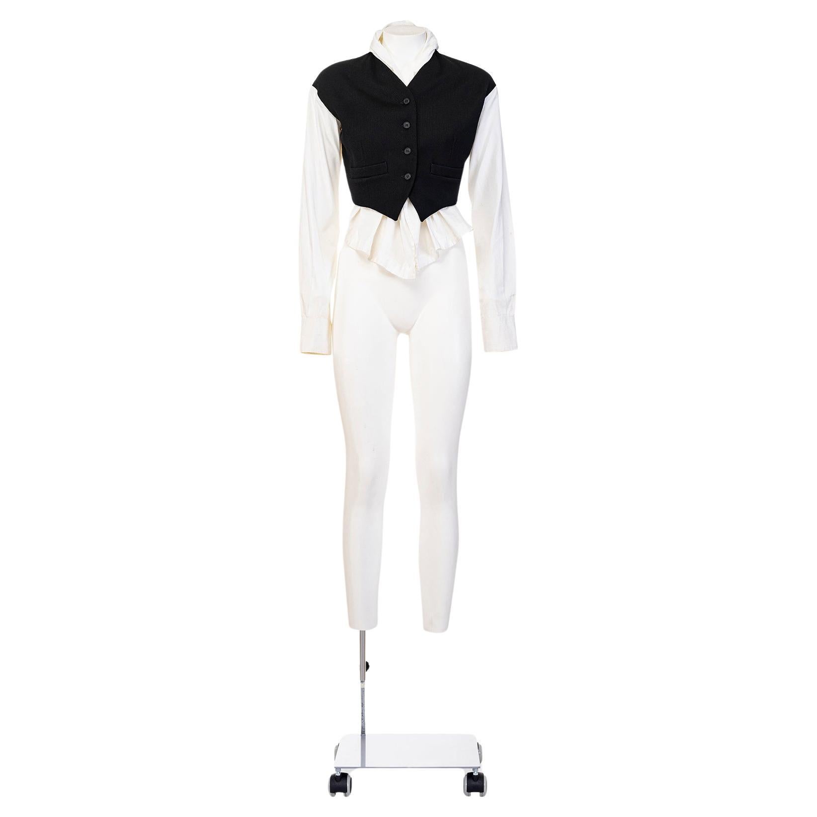 DOLCE & GABBANA 90'S Iconic Shirt with Waistcoat Attached in vendita