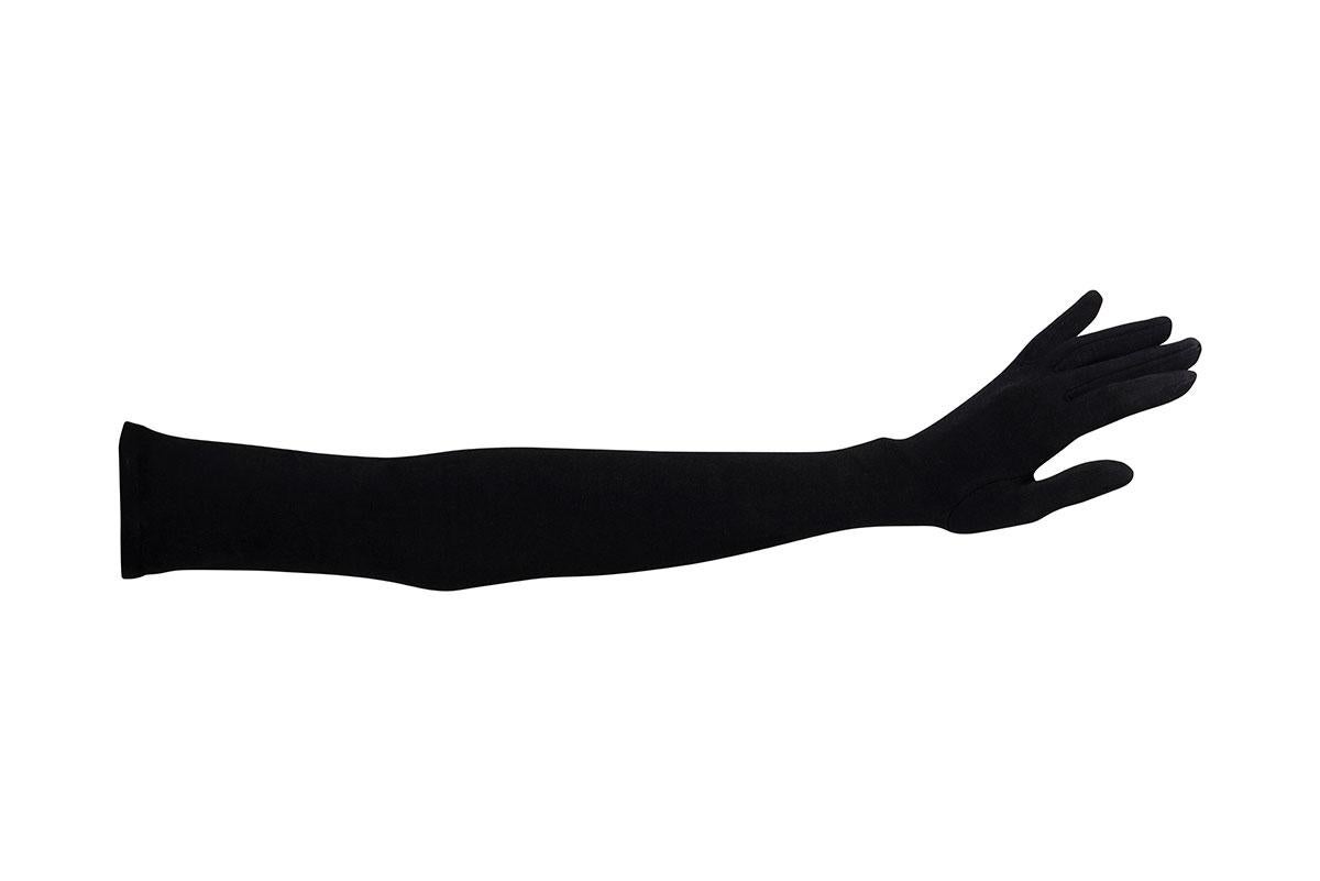 DOLCE & GABBANA 90's Iconic Stretched Long Gloves (Gants longs étirés) Bon état - En vente à Milano, MILANO
