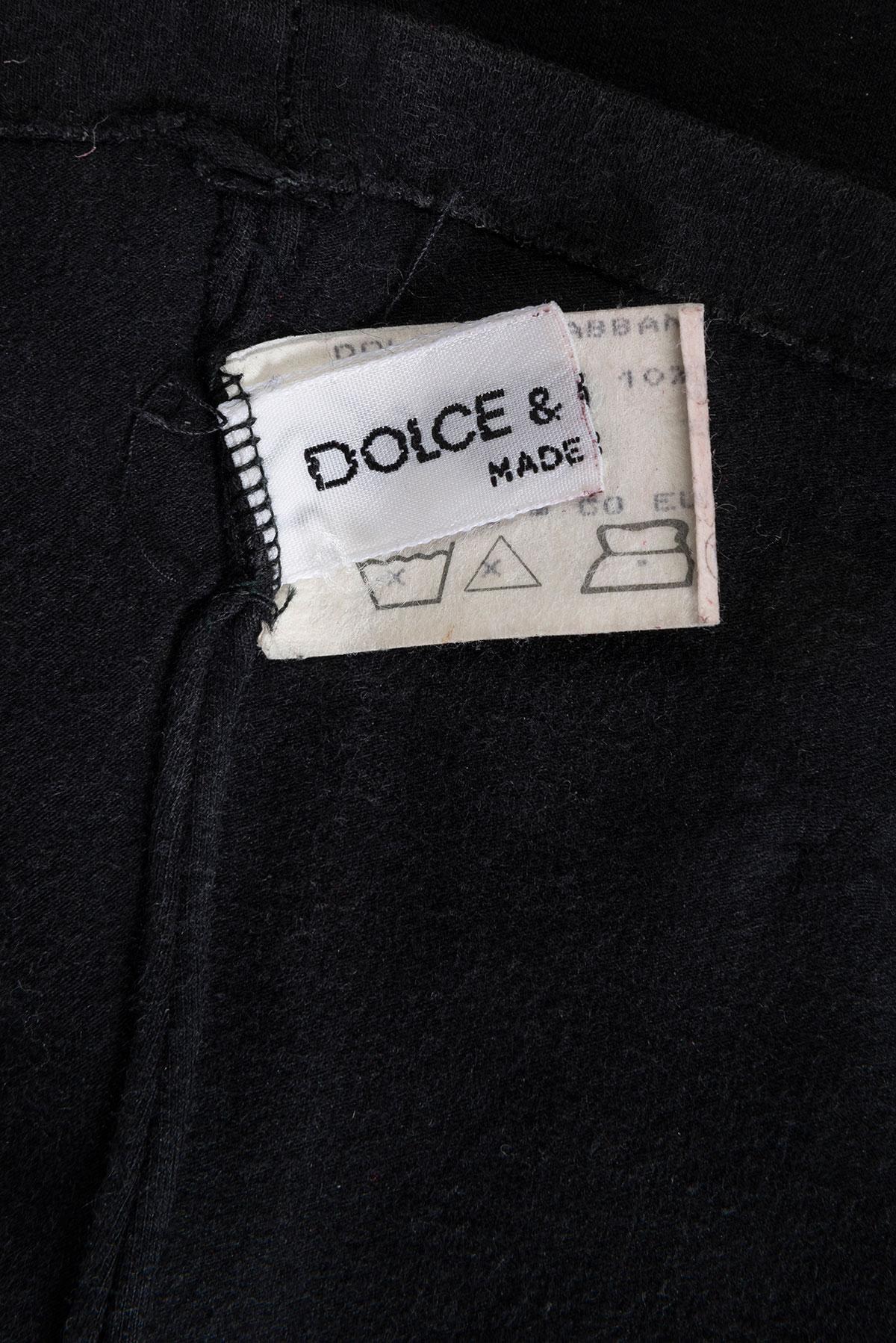 DOLCE & GABBANA 90's Iconic Stretched Long Gloves (Gants longs étirés) Unisexe en vente