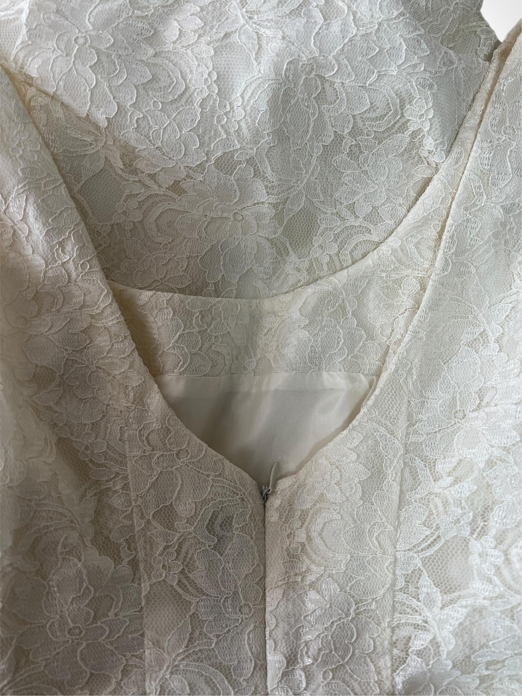 Dolce & Gabbana 90s Lace Ceremony wedding Dress For Sale 1