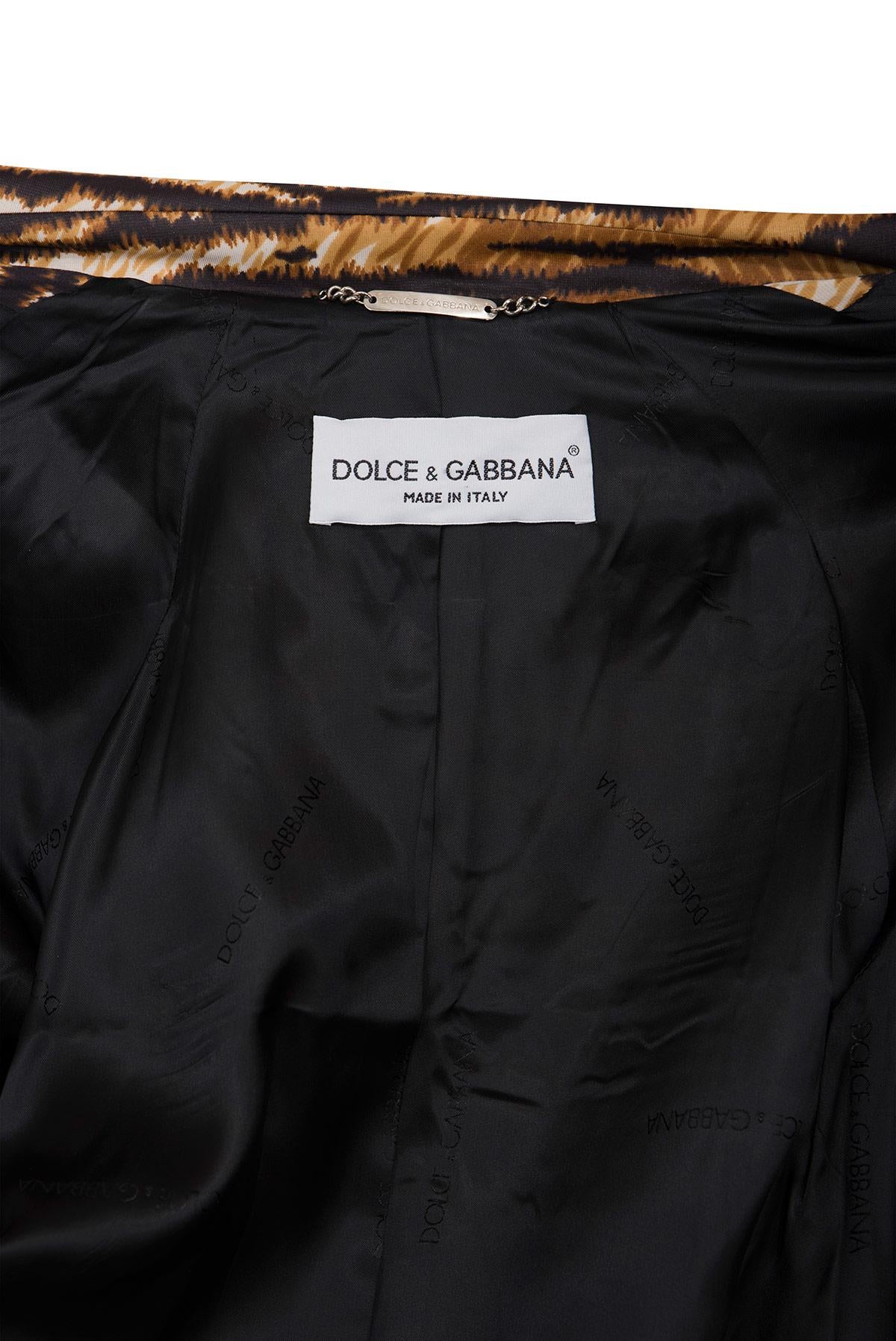 DOLCE & GABBANA 90's Rare and Iconic Animalier Trench In condizioni ottime in vendita a Milano, MILANO