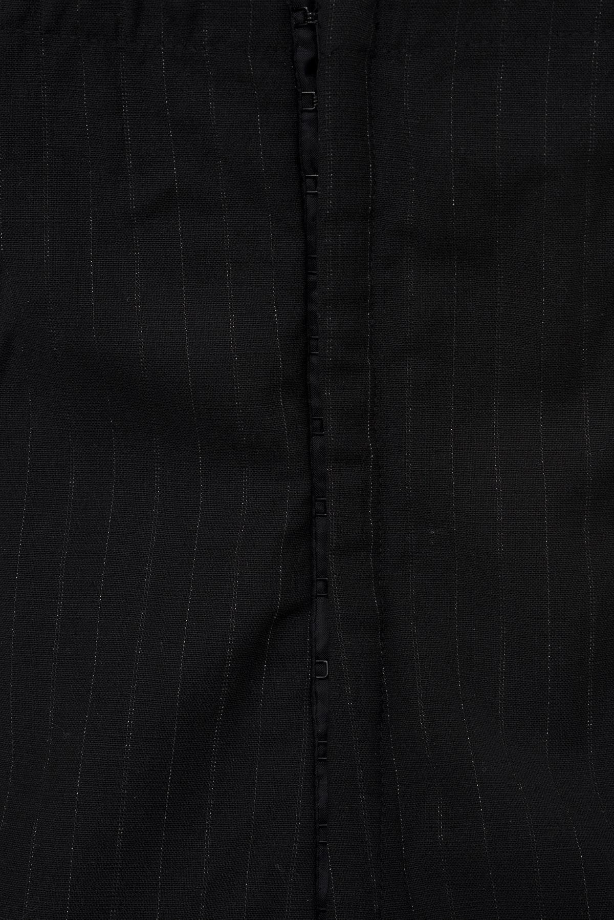 DOLCE & GABBANA 90's Rare Pinstripe Bustier Suit For Sale 2