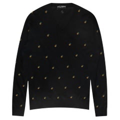 Dolce & Gabbana - Maglia in seta con ricamo ananas all-over