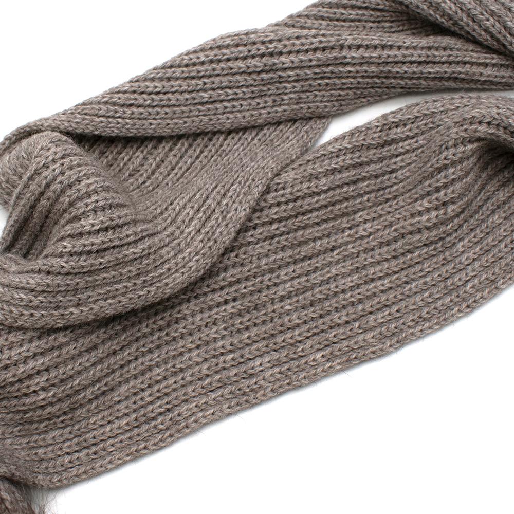 dolce and gabbana wool scarf